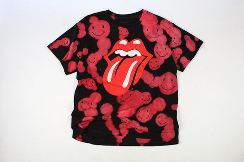 1/1 ROLLING STONES HAND DYED SMILEY TEE