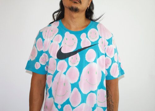 1/1 COTTON CANDY SMILEY TEE